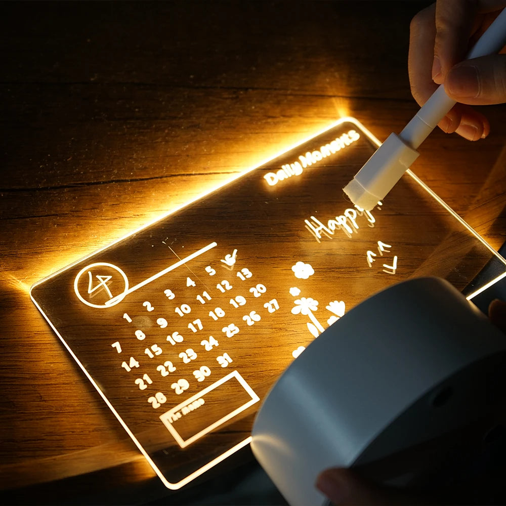 Magic-Board® Tablero de notas con Luz led 💡🗒️